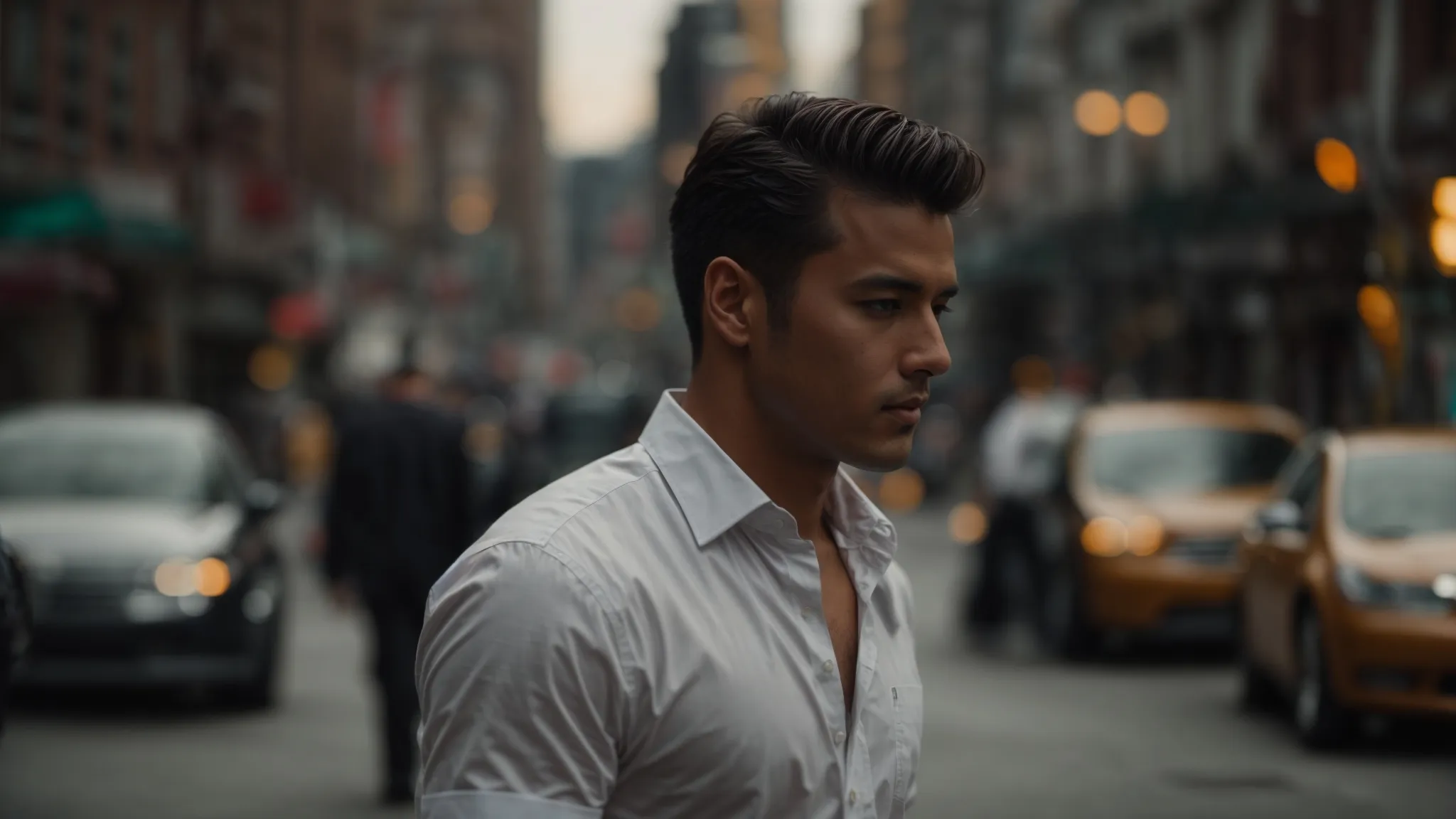 Man in a sharp short-sleeve shirt, Canadian menswear style and comfort.